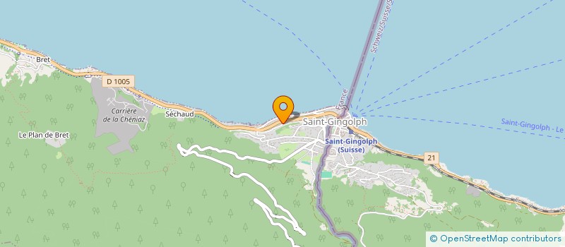 localisation de l'entreprise NATHAN  SAINT-GINGOLPH