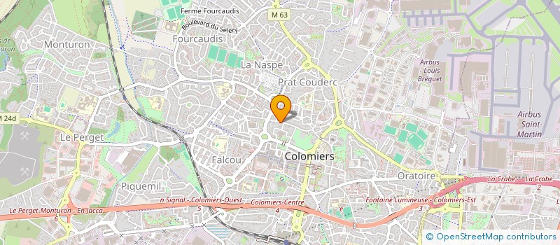 localisation de l'entreprise NATHAN à COLOMIERS