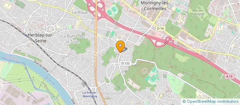 localisation de l'entreprise NATHAN AUTOMOBILES  MONTIGNY-LES-CORMEILLES