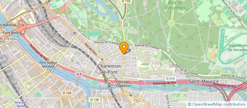 localisation de l'entreprise NATHAN COM à CHARENTON LE PONT
