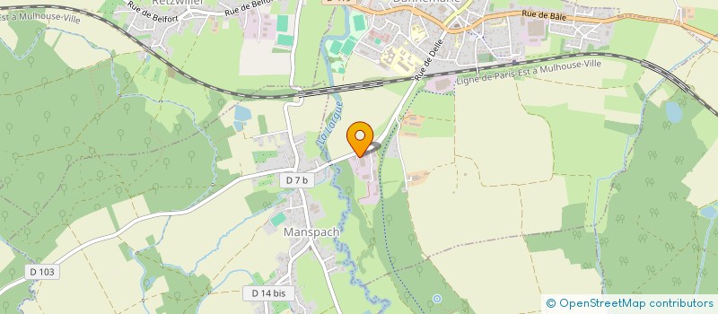 localisation de l'entreprise NATHAN ET TOM  DANNEMARIE