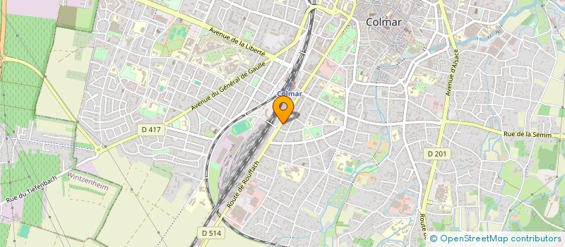 localisation de l'entreprise NATHAN HUMBERT LUTHERIE  COLMAR