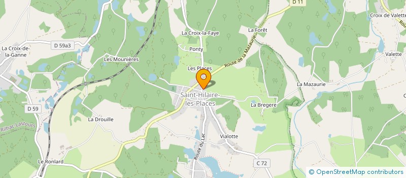 localisation de l'entreprise NATHAN SOULIER RACING ASSO  SAINT-HILAIRE-LES-PLACES