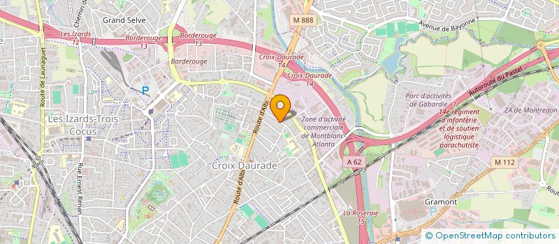 localisation de l'entreprise NATHANAEL  TOULOUSE