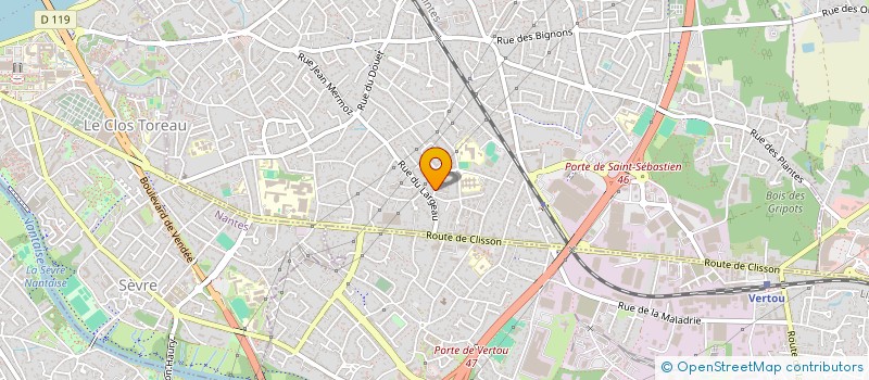 localisation de l'entreprise NATHANAEL LIZEE  SAINT-SEBASTIEN-SUR-LOIRE