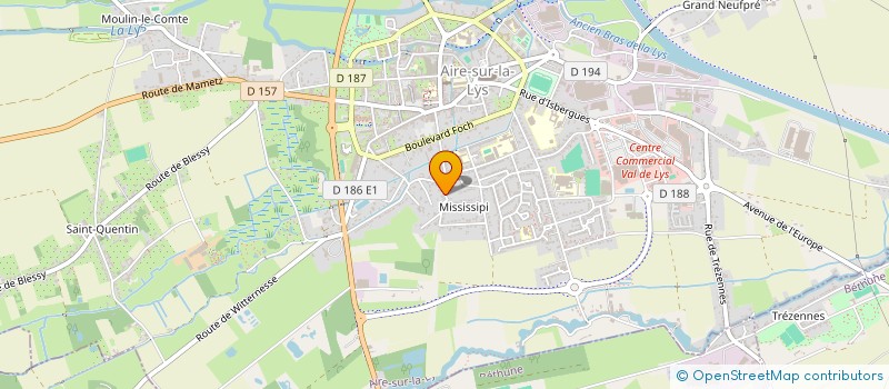 localisation de l'entreprise NATHAND IMMO à AIRE-SUR-LA-LYS