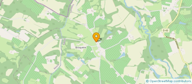 localisation de l'entreprise NATHAXEL  EAUZE