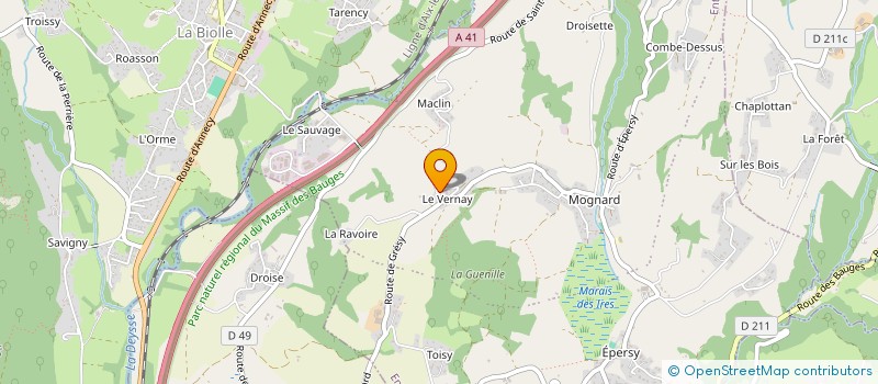 localisation de l'entreprise NATHCO  ENTRELACS