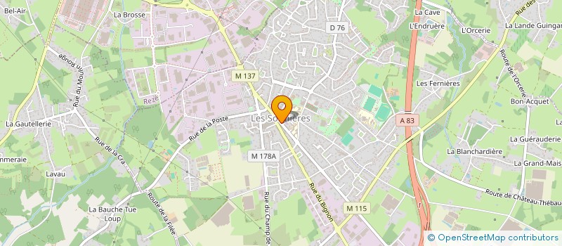 localisation de l'entreprise NATHCOACH  LES SORINIERES