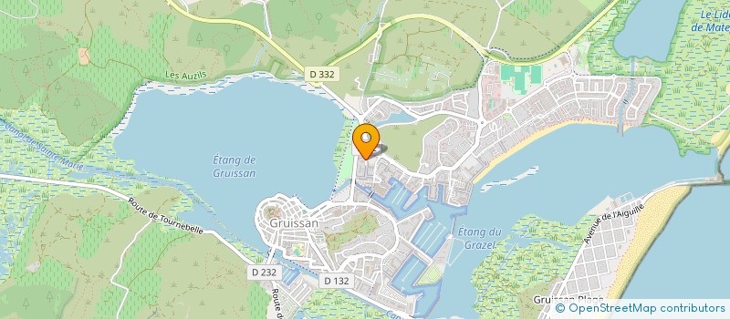 localisation de l'entreprise NATHER GROUP  GRUISSAN