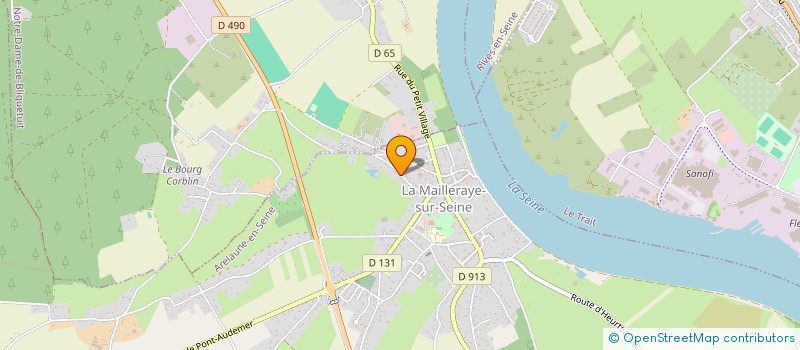 localisation de l'entreprise NATHERIC  ARELAUNE-EN-SEINE