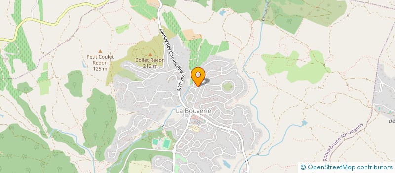 localisation de l'entreprise NATHERIC à ROQUEBRUNE-SUR-ARGENS