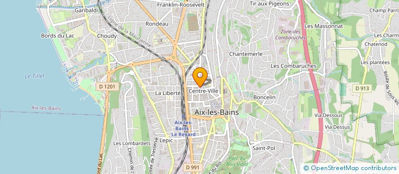 localisation de l'entreprise NATHI à AIX-LES-BAINS