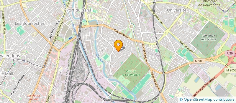 localisation de l'entreprise NATHIDE à DIJON