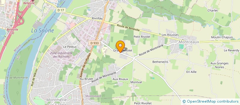 localisation de l'entreprise NATHIE  MONTCEAUX