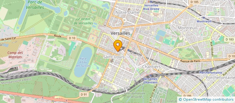 localisation de l'entreprise NATHIENCHERES à VERSAILLES