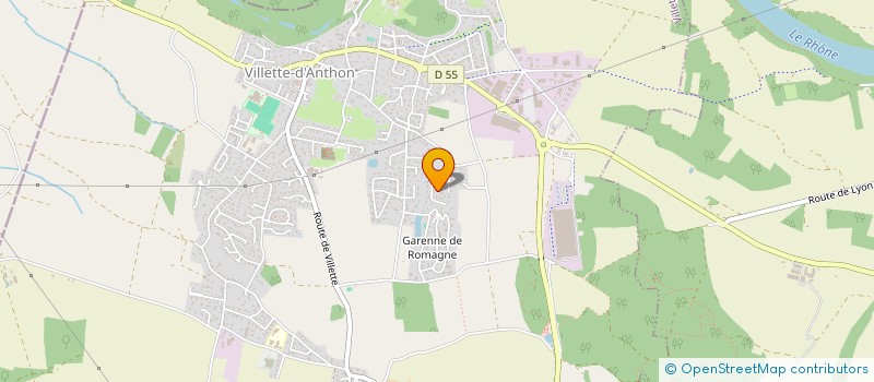 localisation de l'entreprise NATHIER  VILLETTE-D'ANTHON