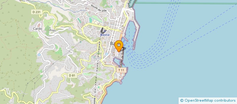 localisation de l'entreprise NATHIRALIA à BASTIA