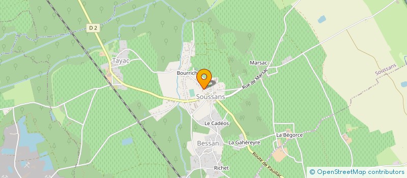 localisation de l'entreprise NATHIS GROUP à SOUSSANS