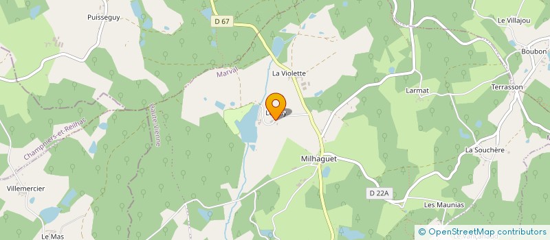 localisation de l'entreprise NATHISTMA à MARVAL