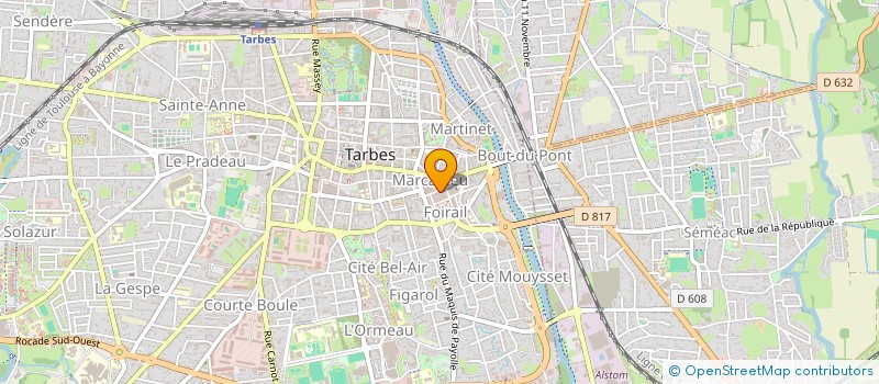 localisation de l'entreprise NATHL  TARBES