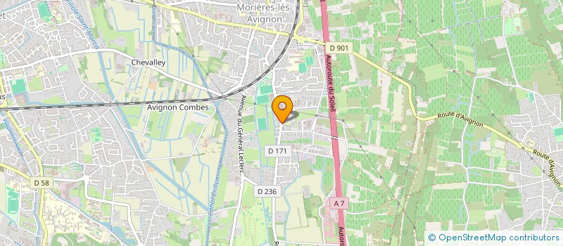 localisation de l'entreprise NATHO AGENCEMENT DECORATION  MORIERES-LES-AVIGNON