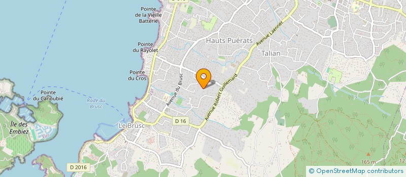 localisation de l'entreprise NATHOM à SIX-FOURS-LES-PLAGES