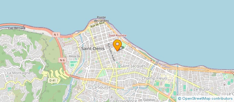 localisation de l'entreprise NATHOO DISTRIBUTION à SAINT-DENIS