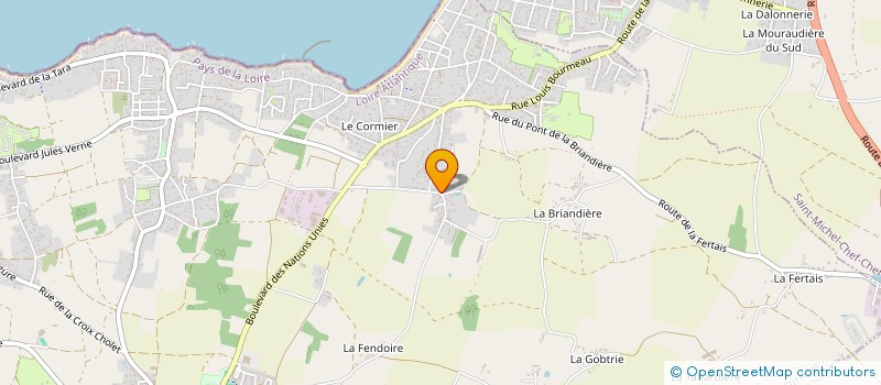 localisation de l'entreprise NATHPULPEDALOES à LA PLAINE-SUR-MER