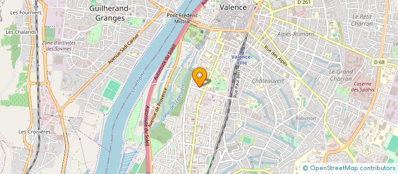 localisation de l'entreprise NATHSEB à VALENCE