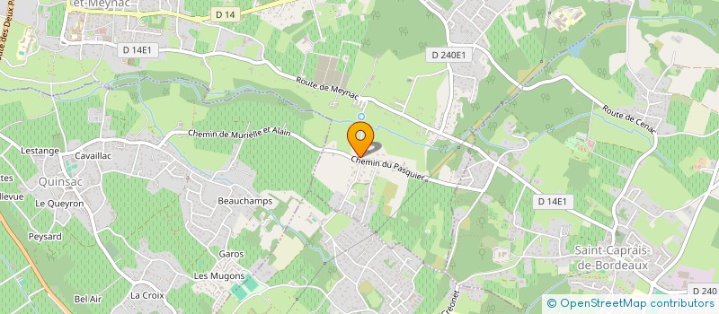 localisation de l'entreprise NATHUGO  CAMBLANES-ET-MEYNAC