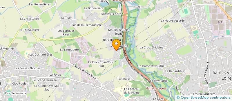 localisation de l'entreprise NATHUR à FONDETTES