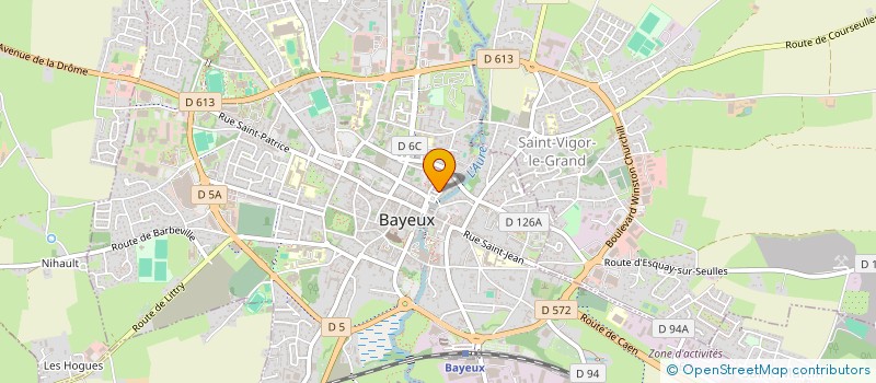 localisation de l'entreprise NATHUR MD  BAYEUX