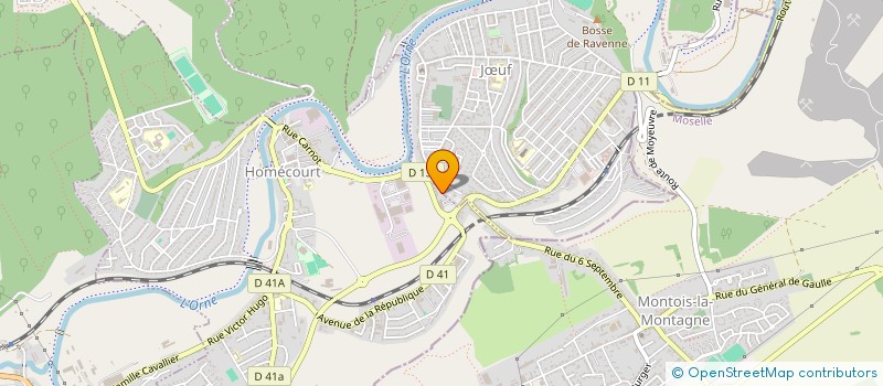 localisation de l'entreprise NATHY  HOMECOURT