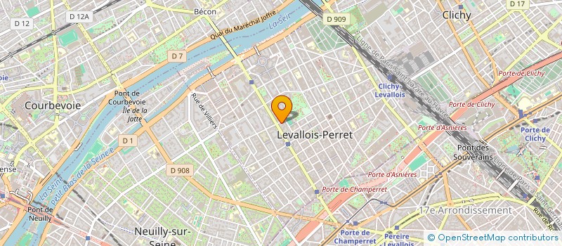 localisation de l'entreprise NATHY MORRIGAN à LEVALLOIS-PERRET