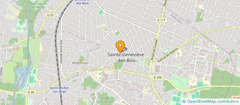 localisation de l'entreprise NATHYLELEC à SAINTE-GENEVIEVE-DES-BOIS