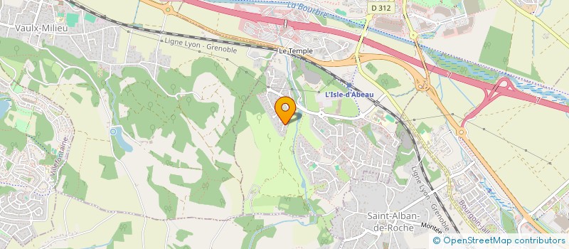 localisation de l'entreprise NATHYLUS  L'ISLE-D'ABEAU