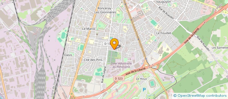 localisation de l'entreprise NATI à LE MANS