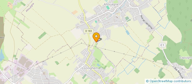 localisation de l'entreprise NATI à ALLOUAGNE