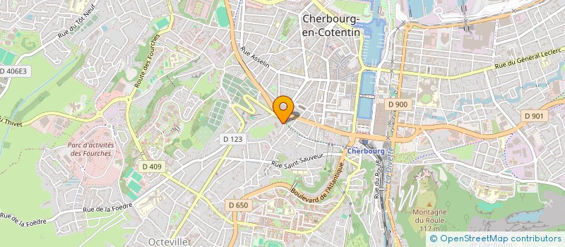 localisation de l'entreprise NATIA à CHERBOURG-EN-COTENTIN