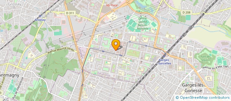 localisation de l'entreprise NATIA  SAINT-BRICE-SOUS-FORET