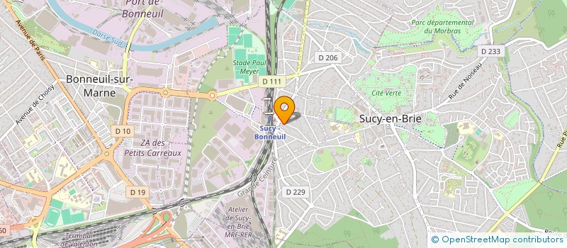 localisation de l'entreprise NATIBEL à SUCY-EN-BRIE