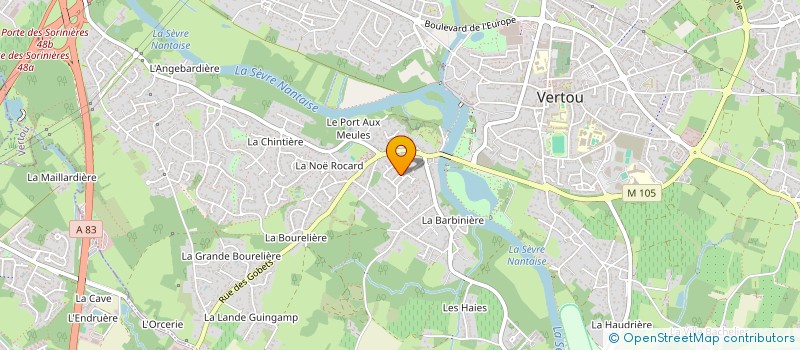 localisation de l'entreprise NATICE  VERTOU