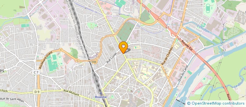 localisation de l'entreprise NATICK GROUP  ROANNE