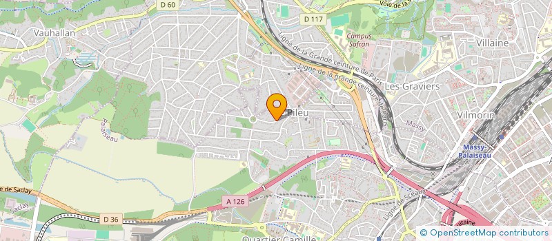 localisation de l'entreprise NATICO à PALAISEAU
