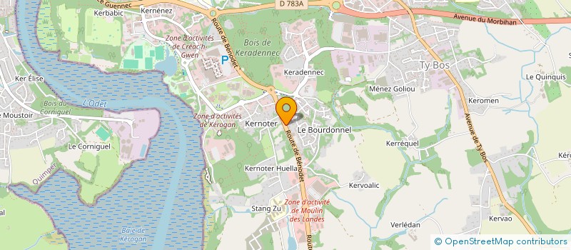localisation de l'entreprise NATICORNOUAILLE à QUIMPER