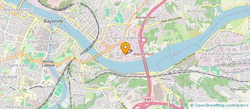 localisation de l'entreprise NATIEN  LABENNE