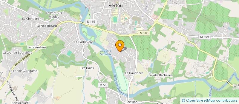 localisation de l'entreprise NATIERRA à VERTOU