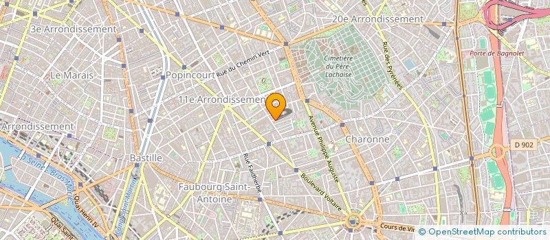 localisation de l'entreprise NATIFOOD à PARIS