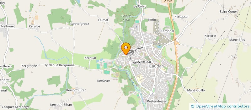 localisation de l'entreprise NATILH  CAUDAN